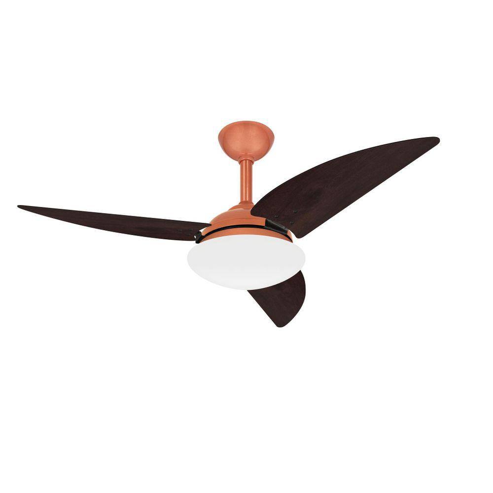 Ventilador Teto Potente Sala Cobre Class 3 Pás Ventax 220V