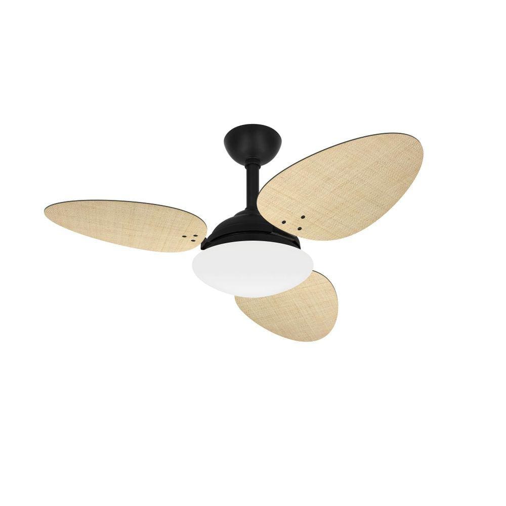 Ventilador De Teto Econômico Trevo 3 Pás Palha Ventax 220V