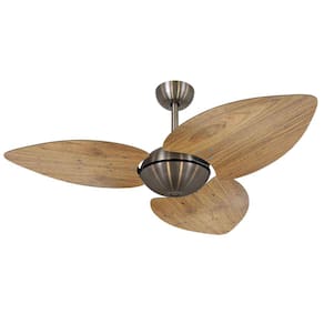 Ventilador De Teto Volare Dunamis Bronze Office Freijó 220V