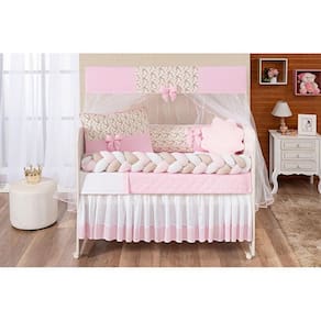 Kit Berço Masculino Feminino Docinho Tranca Luxo Para Bebe