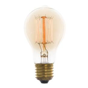 6X Lâmpada Filamento De Carbono Poptem A19 40W 110V