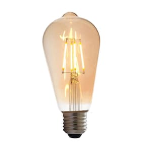 6X Lâmpada Filamento De Led Poptem St64 4W 220V