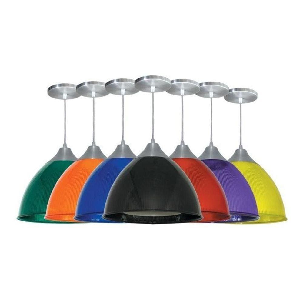 4X Pendente Prismático Poptem Gota 12 Fumê