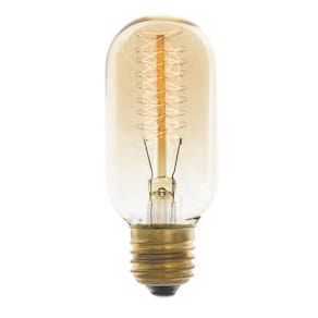 6X Lâmpada Filamento De Carbono Poptem T45 40W 110V