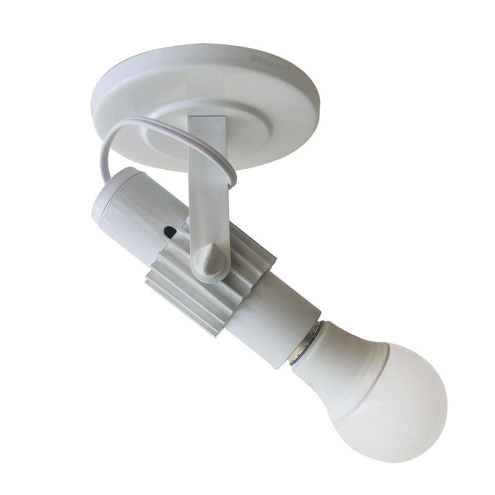 Spot Haletado Poptem 1 Lampada Branco