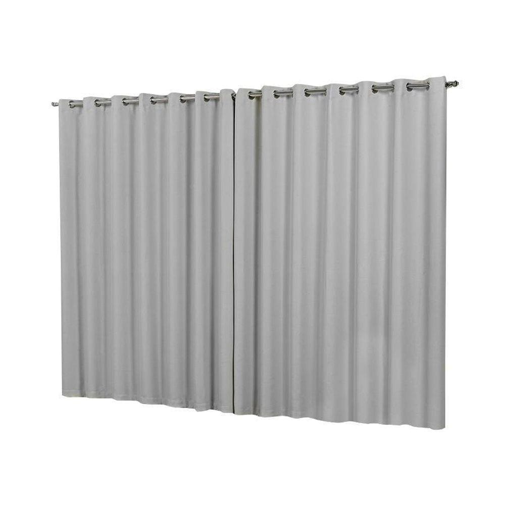 Cortina Blackout Em Tecido 3,00X2,80 Corta Luz Branco