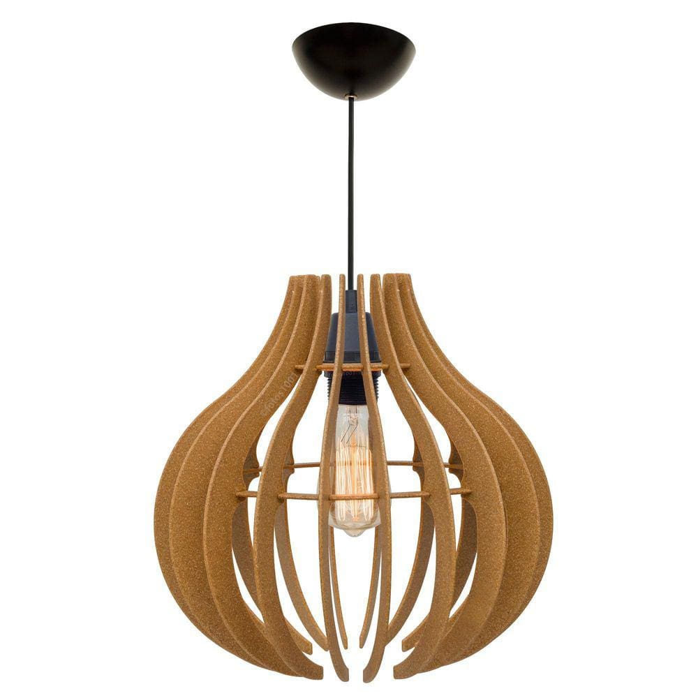 3X Pendente Lótus Poptem Marfim