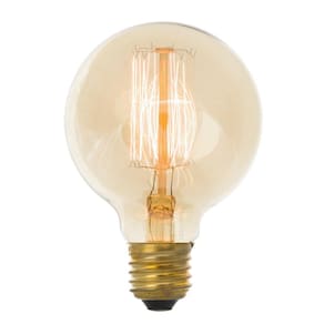 2X Lâmpada Filamento De Carbono Poptem G80 40W 220V