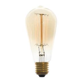 7X Lâmpada Filamento De Carbono Poptem St58 40W 110V