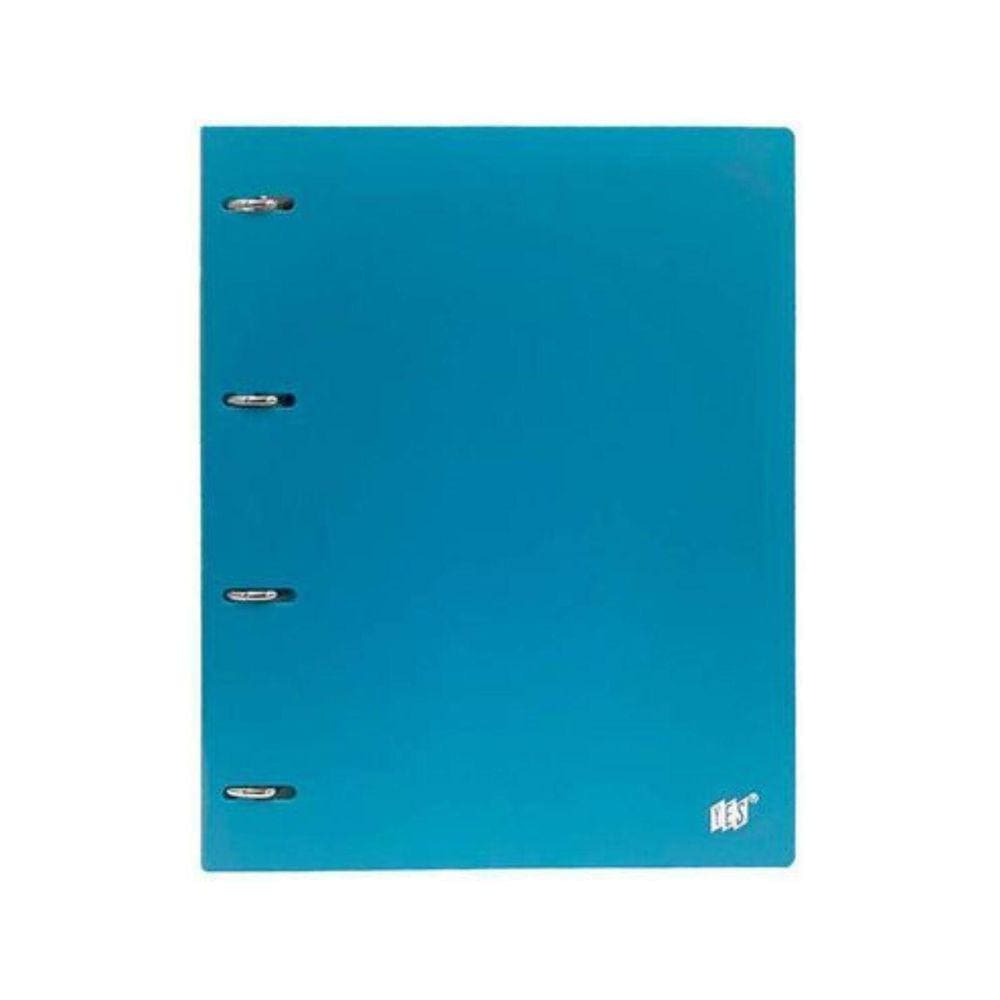 Caderno Argolado Fichário Escolar Azul Escuro A4 Yes Colégio