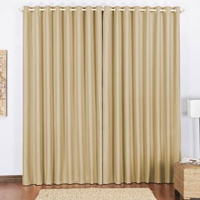 Cortina Blackout Trilho Suisso Corta Luz 4,0x2,80M Avelã