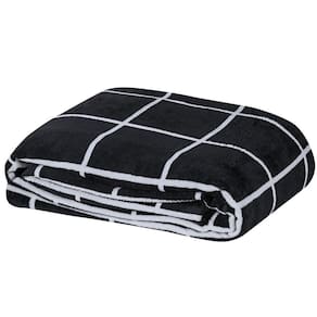 Cobertor Brooklyn Solteiro Mantinha Flannel Quadriculado