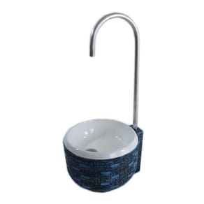 Bebedouro Tipo Fonte Para Gatos Roma Azul Bivolt