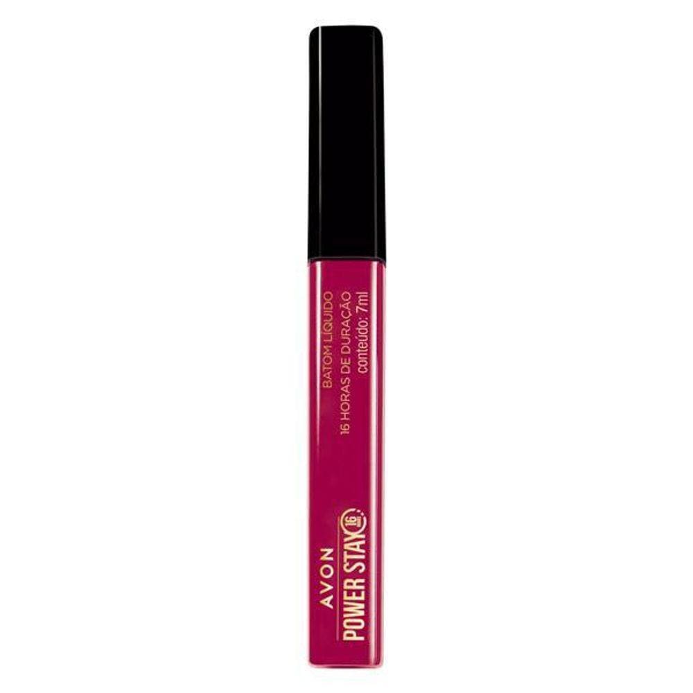 Avon Batom Líquido Power Stay Rosa Atitude - 7Ml