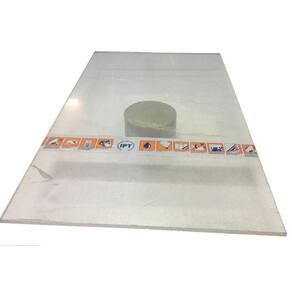 Ch. Acrilica Branca Leitosa 49Cm X 49Cm Na Esp. De 10Mm