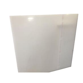 Chapa Acrilica Branca Leitosa 1000X500Mm Na Esp. De 10Mm