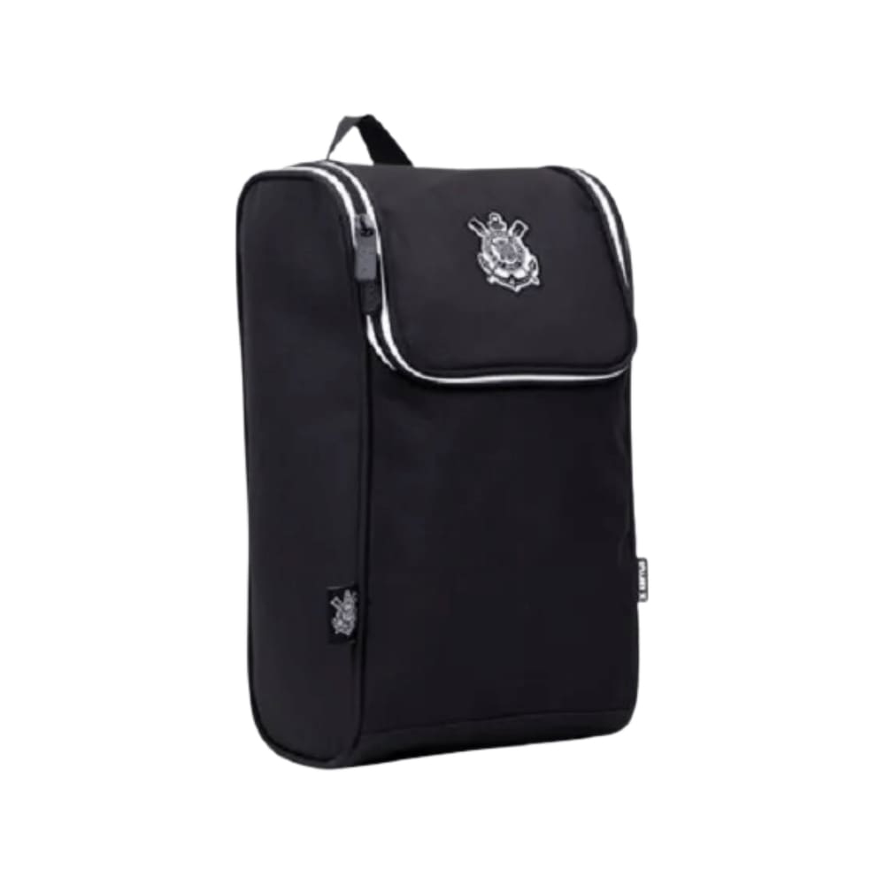 Porta Tenis Esportivo Corinthians Preto e Branco Xeryus