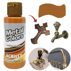 Tinta Acrílica Metal Colors Ouro Velho 548 Acrilex 60Ml