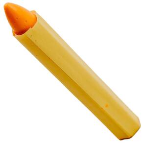 Giz P/ Borracha Profissional Amarelo Sextavado 110 X 12
