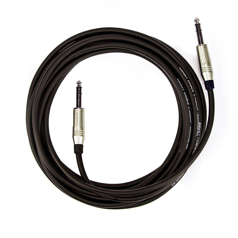 Cabo P10 X P10, Estéreo Amphenol - 15 Metros