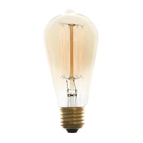 4X Lâmpada Filamento De Carbono Poptem St58 40W 110V
