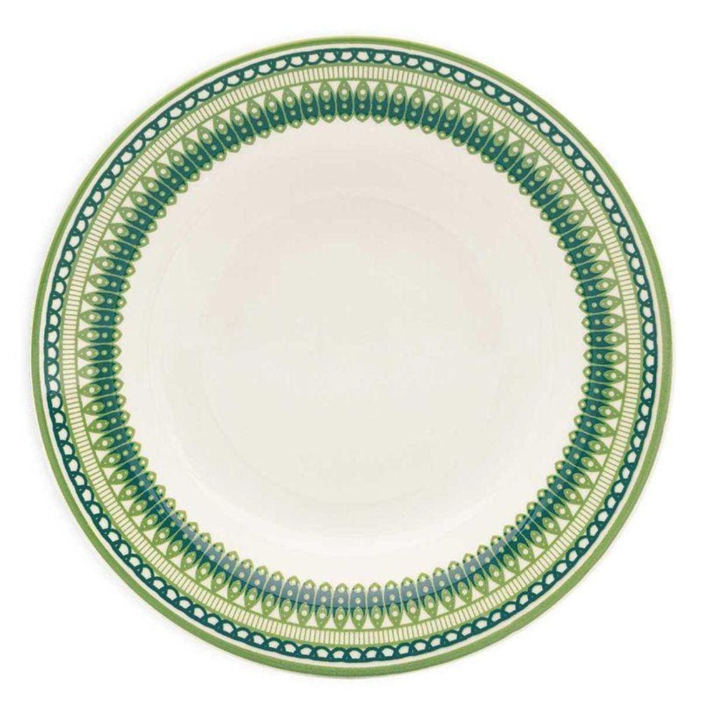 Jogo De 6 Pratos Rasos 24 Cm Donna Campestre