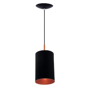 2X Pendente Bilboquê Poptem Sling Aluminio Preto E Cobre
