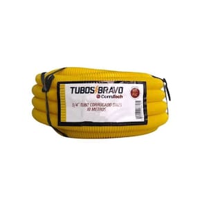 Conduite Eletr. Corrugado Amarelo 3/4 X 10 Mts Anti-Chama