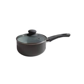 Panela alumínio revestimento cerâmico cinza 16CM
