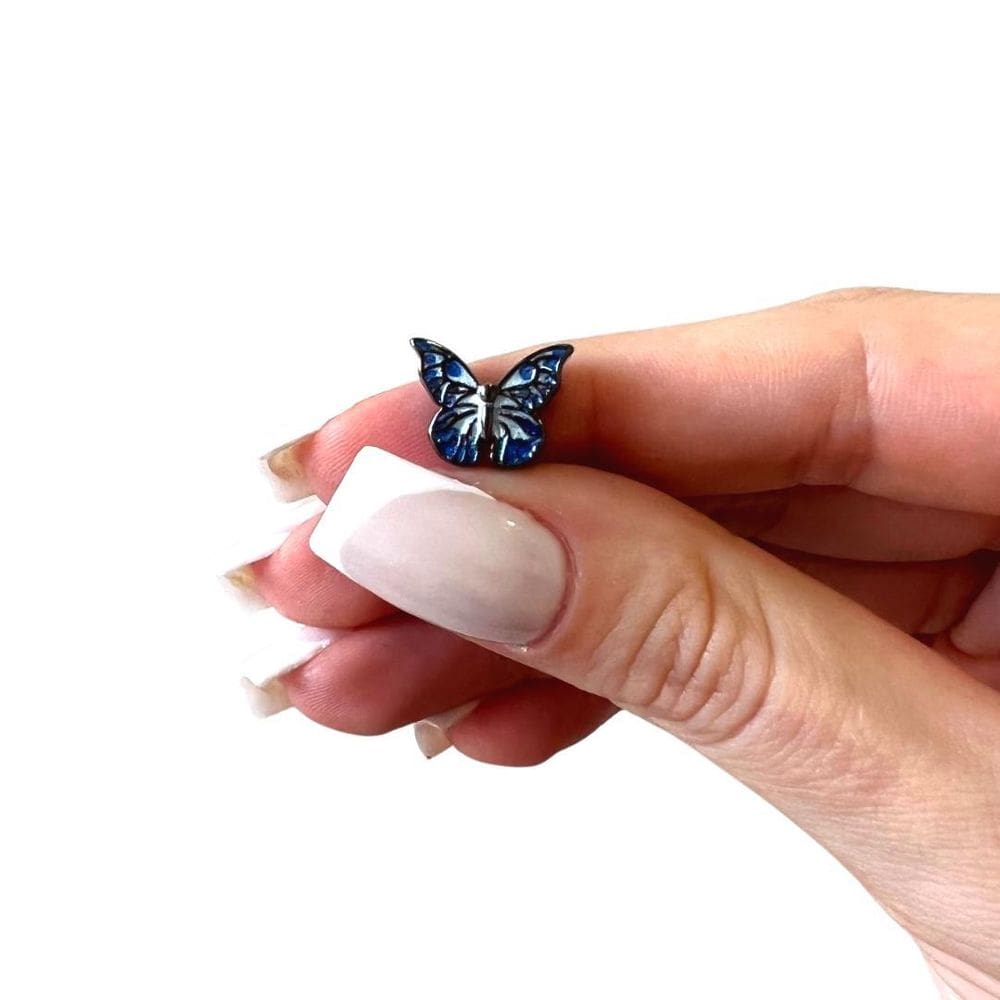 Berloque Separador Borboleta Azul