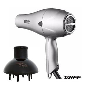 Kit Taiff - Secador Profissional Fox Ion Prata 2000W 127V + Difusor De Ar Curves