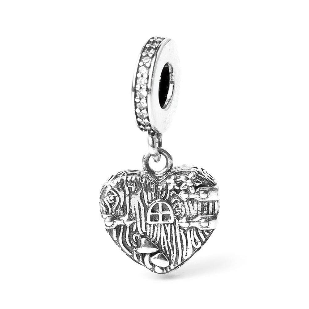 Berloque Pingente Coração Doce Lar