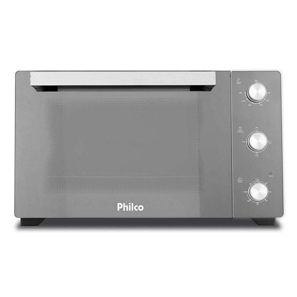 Forno Elétrico Philco 50 Litros Prata Espelhado PFE50PE 110V