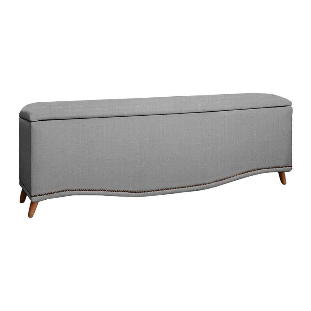 Calçadeira Sapateira Baú Holanda 160cm de Largura Linho Speciale Home