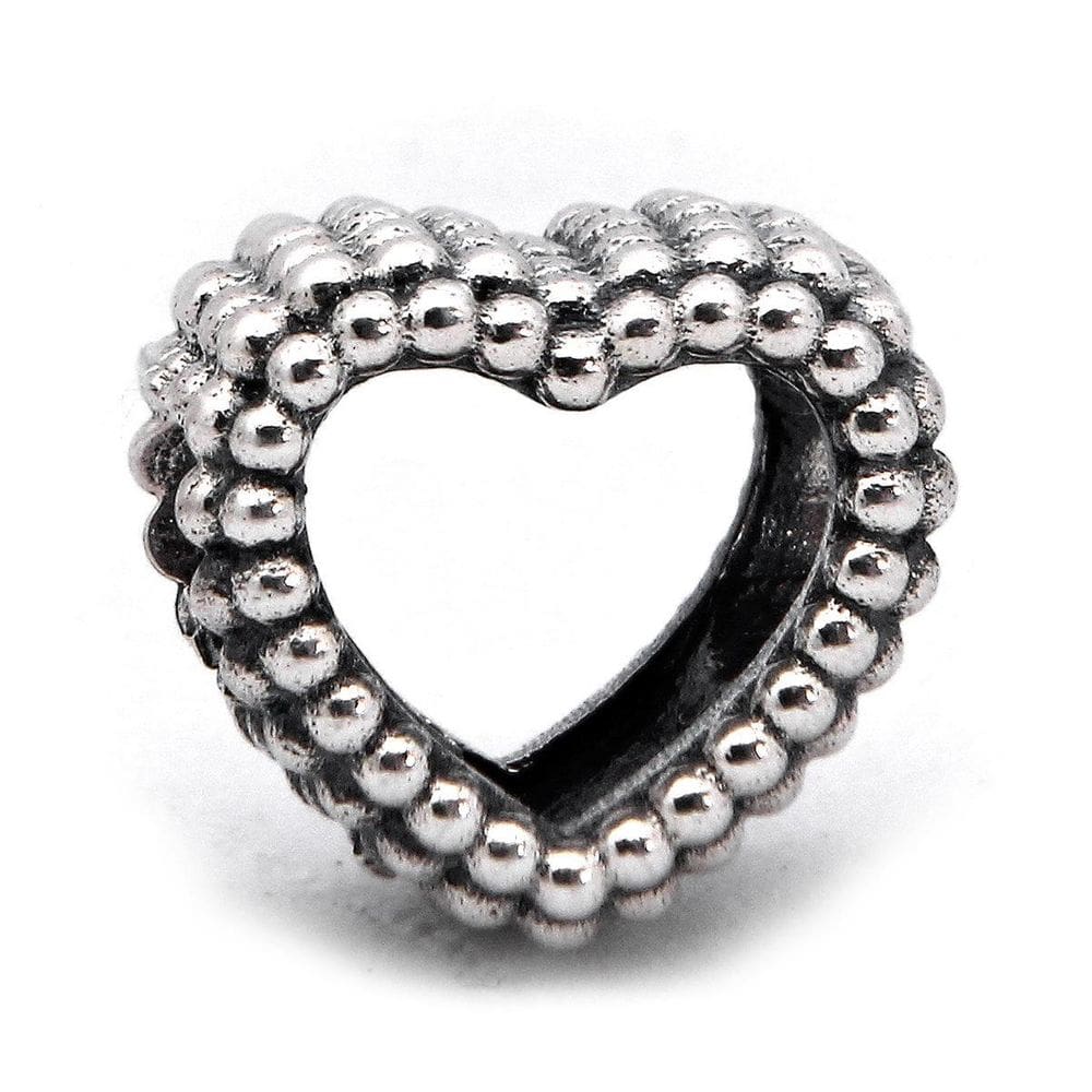 Berloque Separador Coração Vazado