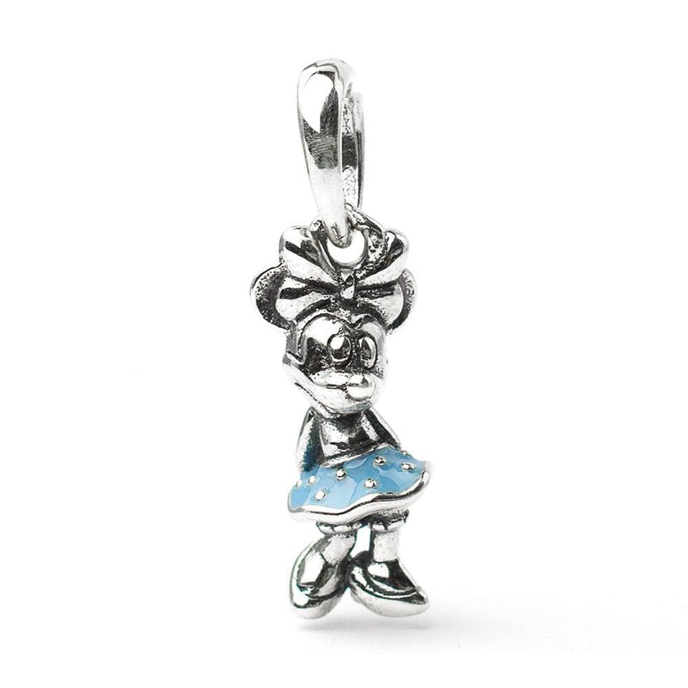 Berloque Pingente Minnie Vestido Azul