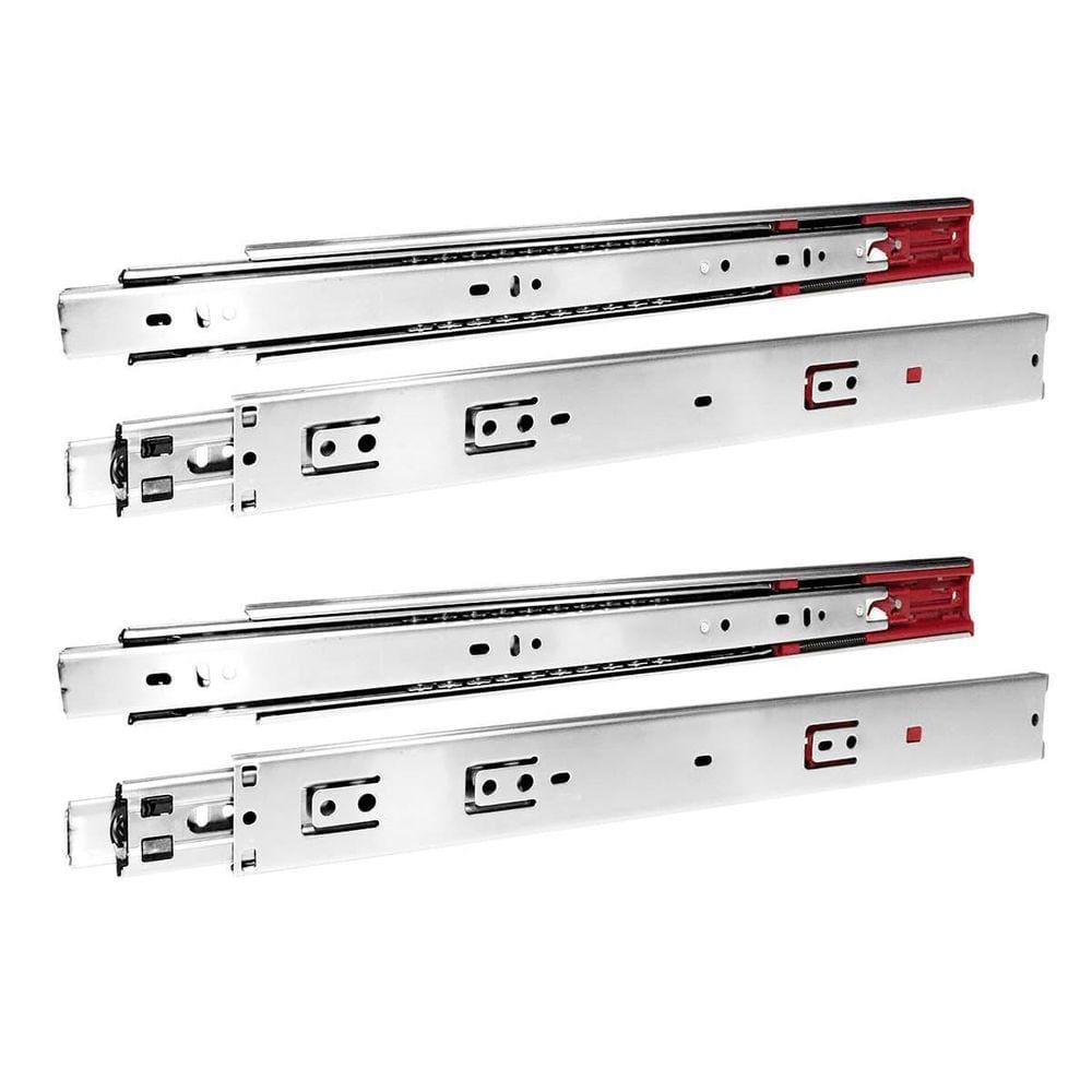 Kit 7 Par Corrediça Inox 304 Soft Close Com Amortecedor 45Cm