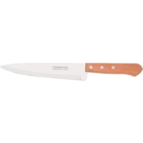 Faca Peixeira Tramontina 6" Aço Carbono Cabo Madeira com Goiabão 12 Peças
