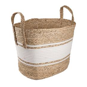 Cesto Quadrado c/ Alça 39X31X33cm Nature Stripes - Yoi