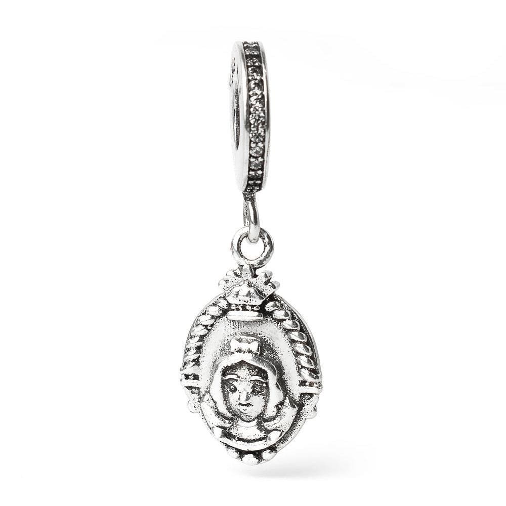 Berloque Pingente Medalha Branca De Neve