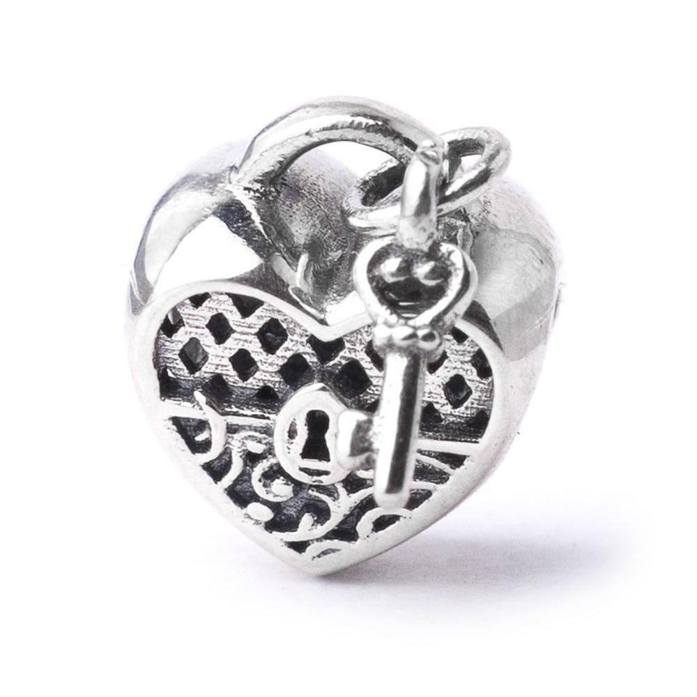 Berloque Separador Cadeado Coração