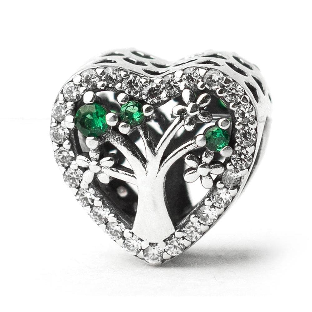 Berloque Coração Árvore Da Vida