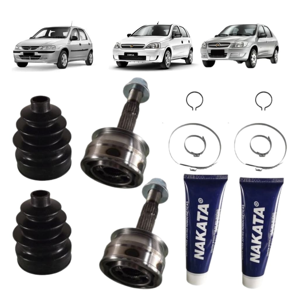 Junta Homocinetica Fixa 28X22 Direita + Esquerda Lado Roda Corsa Sedan 1995 A 2003 Nakata