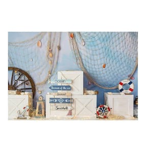 Fundo Fotográfico Newborn Marinheiro 3,0X2,5 Ffg-339