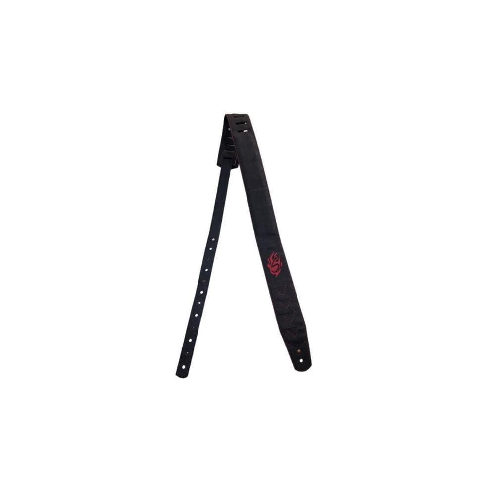 Correia Solez Material Sintético com Porta Palheta Preto