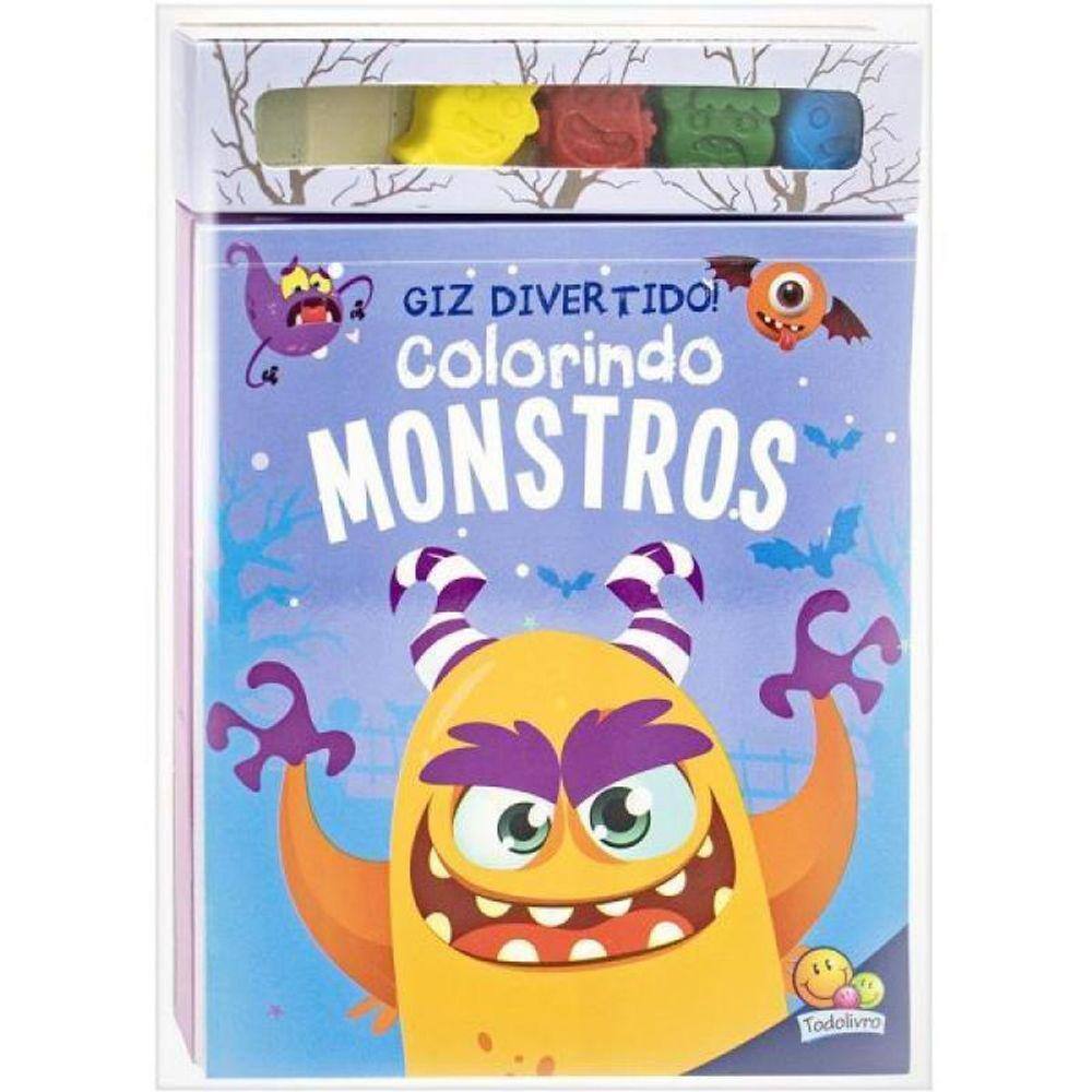 Giz Divertido! Colorindo Monstros