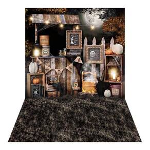 Fundo Fotográfico Newborn Halloween 2,5X3,0 Ffg-504