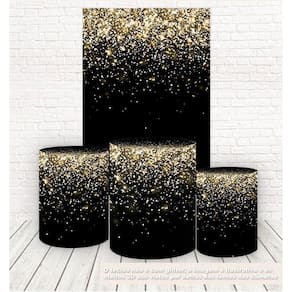 Painel Retangular E Capas 3D Sublimado Glitter Fkpc-972