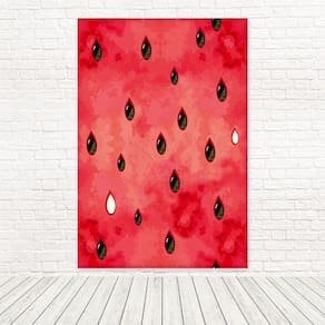 Painel Retangular 3D Sublimado Melancia 1,5X2,2 Frt-3414