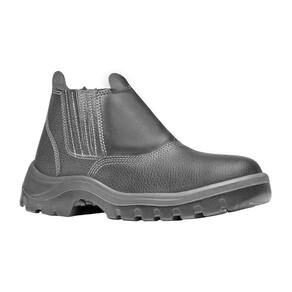 Bota Bracol Vaqueta Bico Plástico Com Elástico N43 Preto CA31888